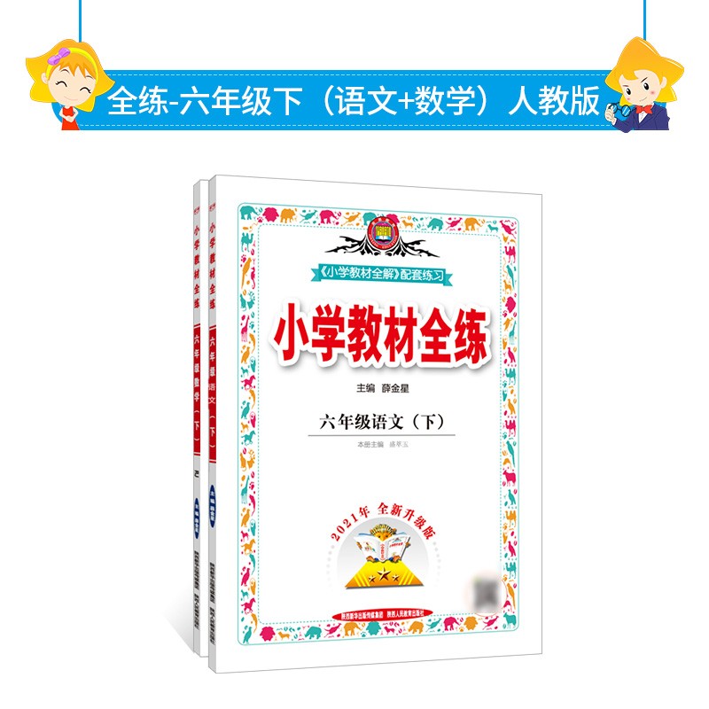 21全练京东人教版套装·六年级下（语文+数学）21