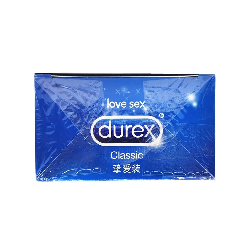 杜蕾斯避孕套12只装挚爱装柔薄贴合zy 一盒装