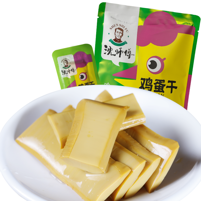畅销休闲零食推荐，沈师傅鸡蛋干和卤蛋性价比超高|休闲零食商品历史价格查询