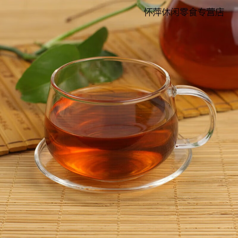 哺食旺西安特产 茶 陕西官茶 永兴泰黑毛茶 砖茶黑茶 金叶茯茶