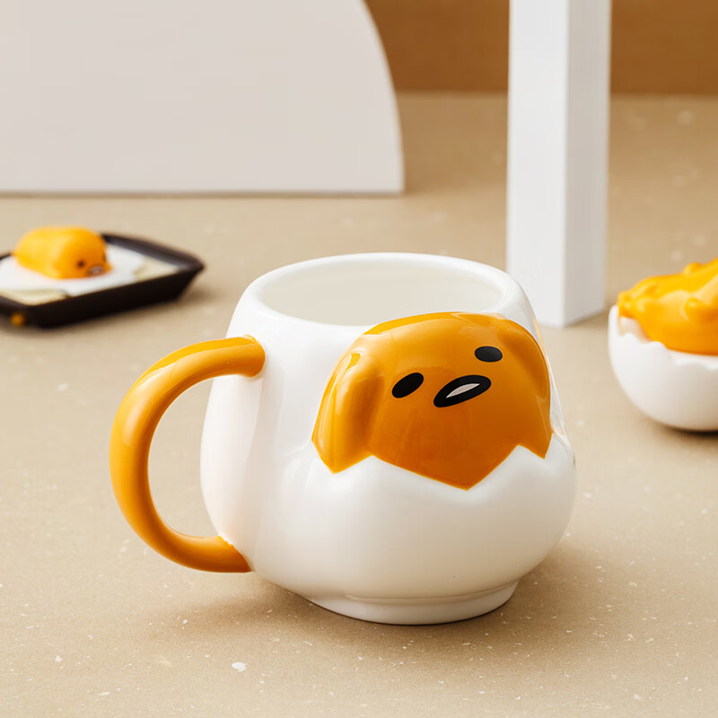 家用帕恰狗高颜值三丽鸥水杯子女生儿童生日礼物 gudetama 蛋黄哥