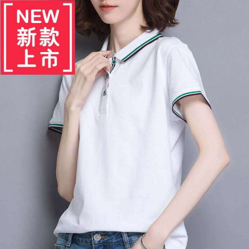 【特价捡漏】高端品牌旗舰polo领polo衫短袖女宽松夏季新款运动女士