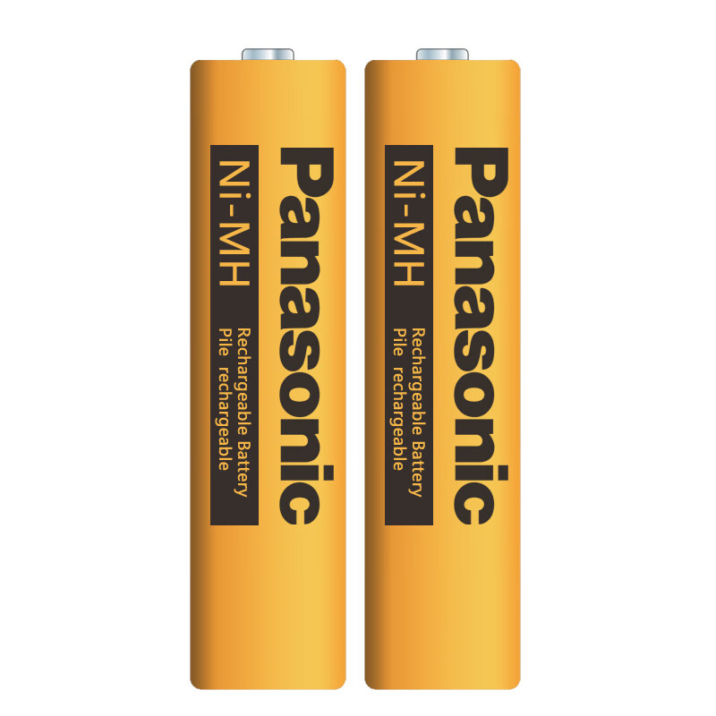 松下(Panasonic)7号充电电池2节 镍氢 700毫安 1.2V AAA 适用无绳电话 无线子母机 鼠标 遥控器 玩具 7号2节700毫安-电话机专用