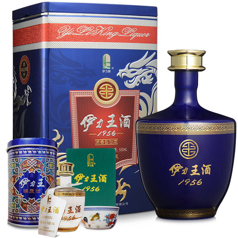 YILITE 伊力特 伊力王酒 蓝王 30 52%vol 浓香型白酒 500ml 单瓶装