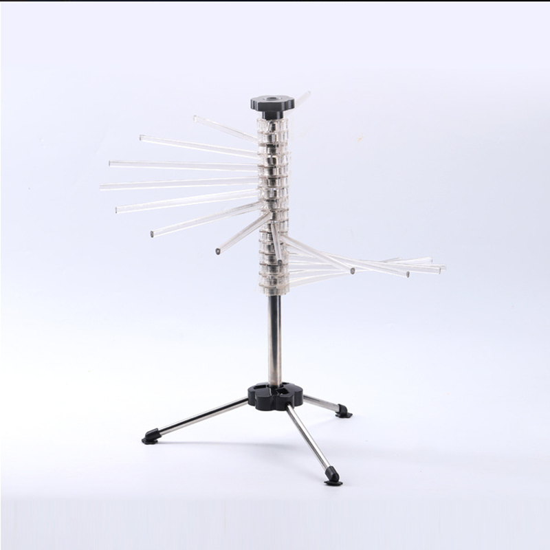 面条架意大利晾面架手动旋转折叠挂面架带挑面杆醒面架 面条架