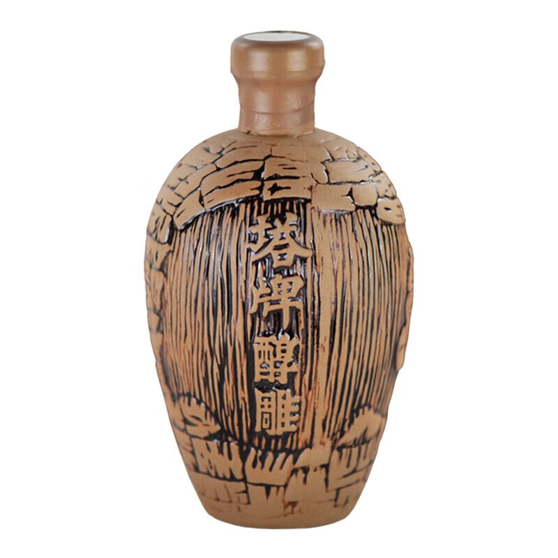 塔牌醇雕 绍兴黄酒 半甜型手工冬酿花雕酒 陶坛整箱 500mL 6瓶