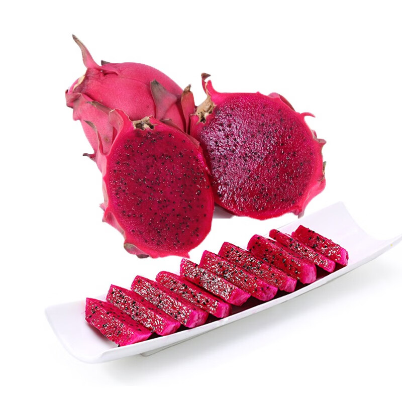 好评率:89%红心火龙果 新鲜当季水果 现摘现发 精选带箱5斤装单果300