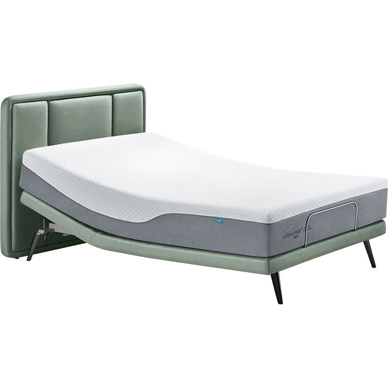 softide 舒福德 智能按摩一键入眠单人床升降零重力家具S-Teener 1.2米绿色