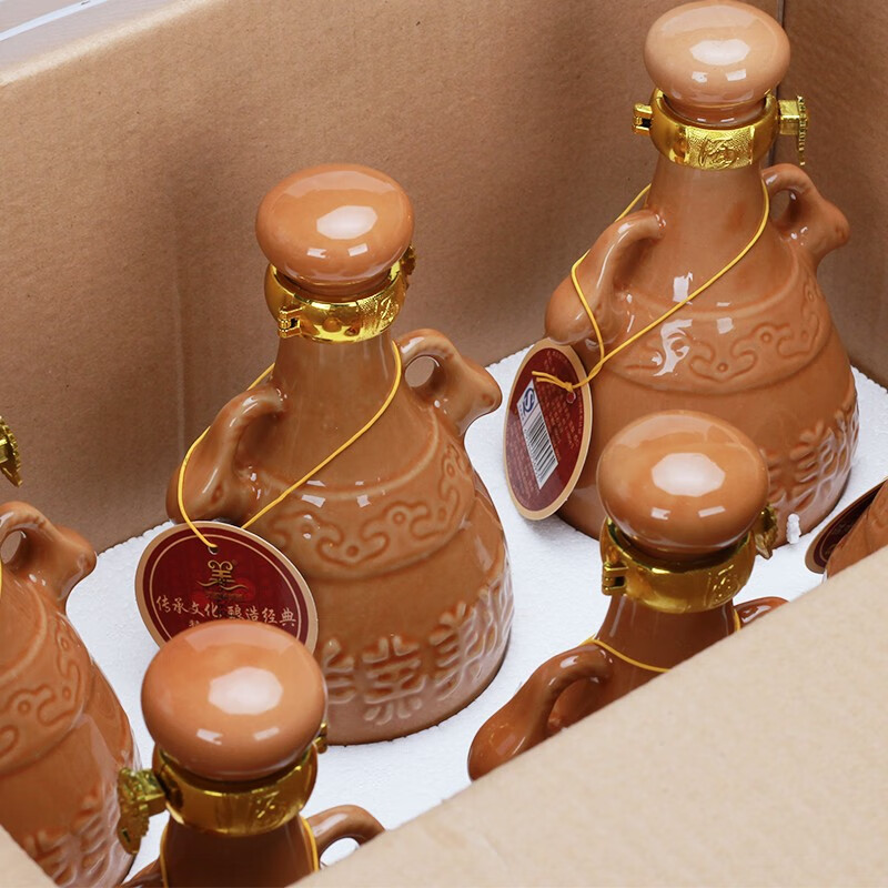 天润羊羔美【河北特产馆】羊羔美酒 17度半甜型黄酒非遗礼品酒 石家庄特产 精品 450mL 6瓶 整箱装