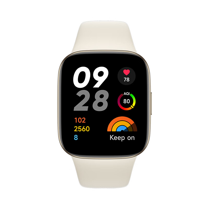 Redmi watch 3 典雅黑 血氧检测 蓝牙通话 独立卫星定位 智能运动手表 小米手表 红米手表