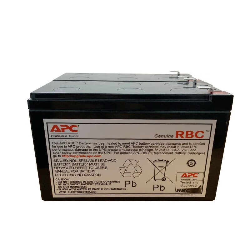 apc施耐德 ups原装内置电池sua surt ups系列专用电池 rbc6 sua1000