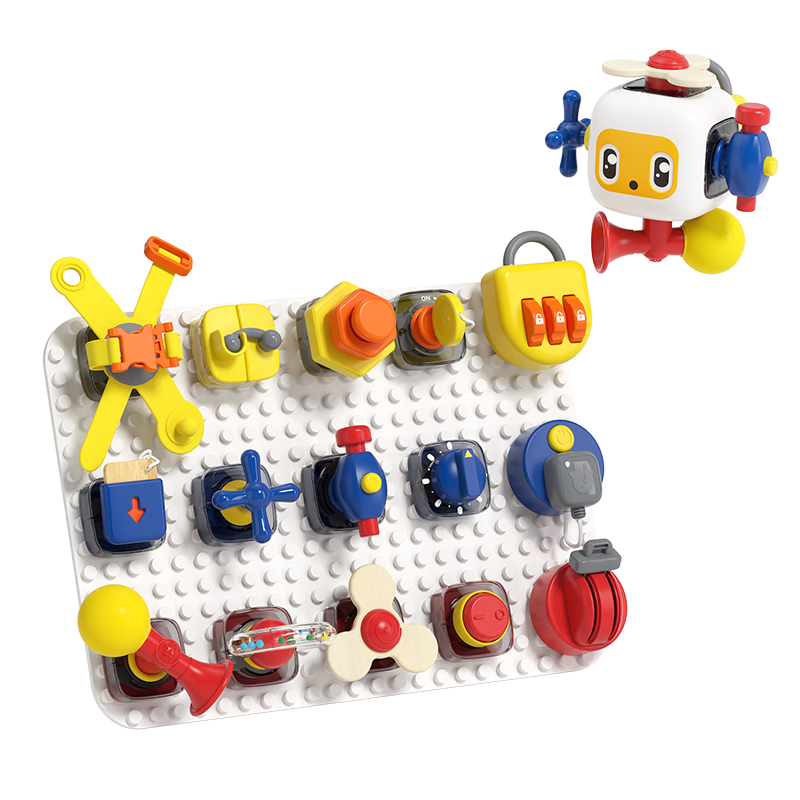 特寶兒（topbright）兒童節(jié)日禮物忙碌板早教兒童忙碌塊1-3歲男女孩益智玩具新生兒