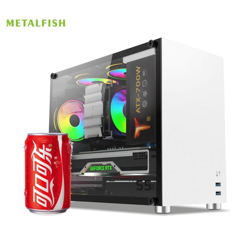鱼巢 (MetalFish) S5白色MATX迷你小机箱 支持ATX/SFX电源/180水冷/全侧透 S5机箱使用感如何?