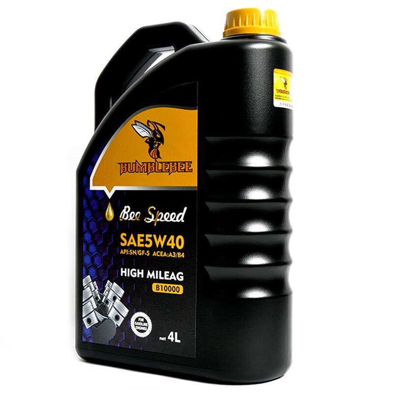 大黄蜂（Bumblebee）5W-40新品全合成机油 汽车机油润滑油四季通用进口发动机油  SN级 4L