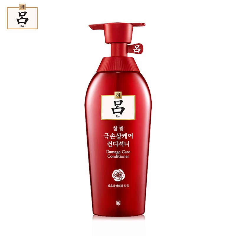韩国进口 吕(ryo)红吕染烫修复损伤护发素500ml 修复受损 改善毛躁