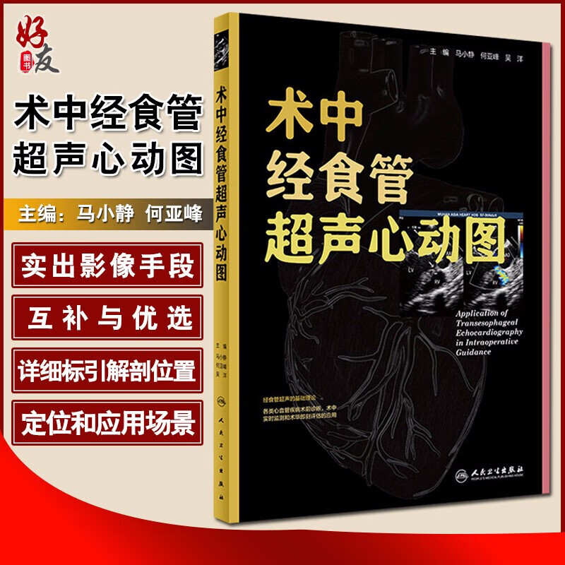 术中经食管超声心动图人卫版 马小静 何亚峰 吴洋主编 人民卫生出版社