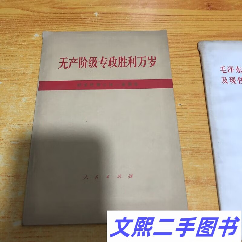 正版旧书无产阶级专政胜利万岁/人民出版社/人民出版社/1971