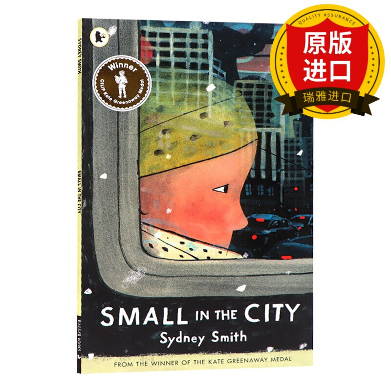 英文原版 大城市里的小人物 small in the city 2021年格林纳威绘本奖