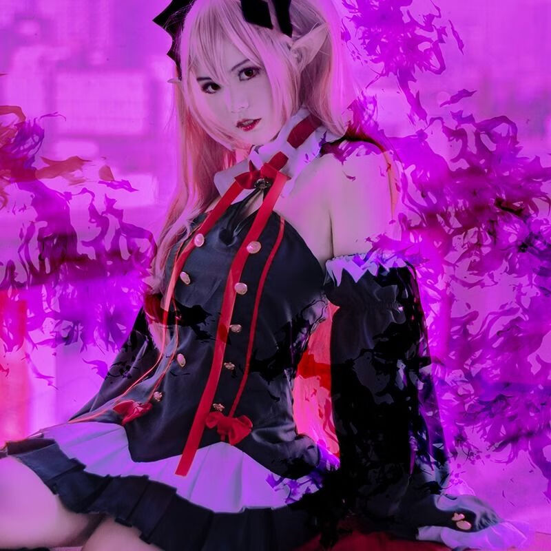 克鲁鲁cos服终结的炽天使cs服装假发采佩西动漫cosplay服装女sm制服