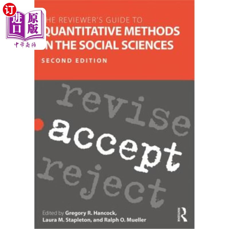 海外直订the reviewers guide to quantitative methods in the