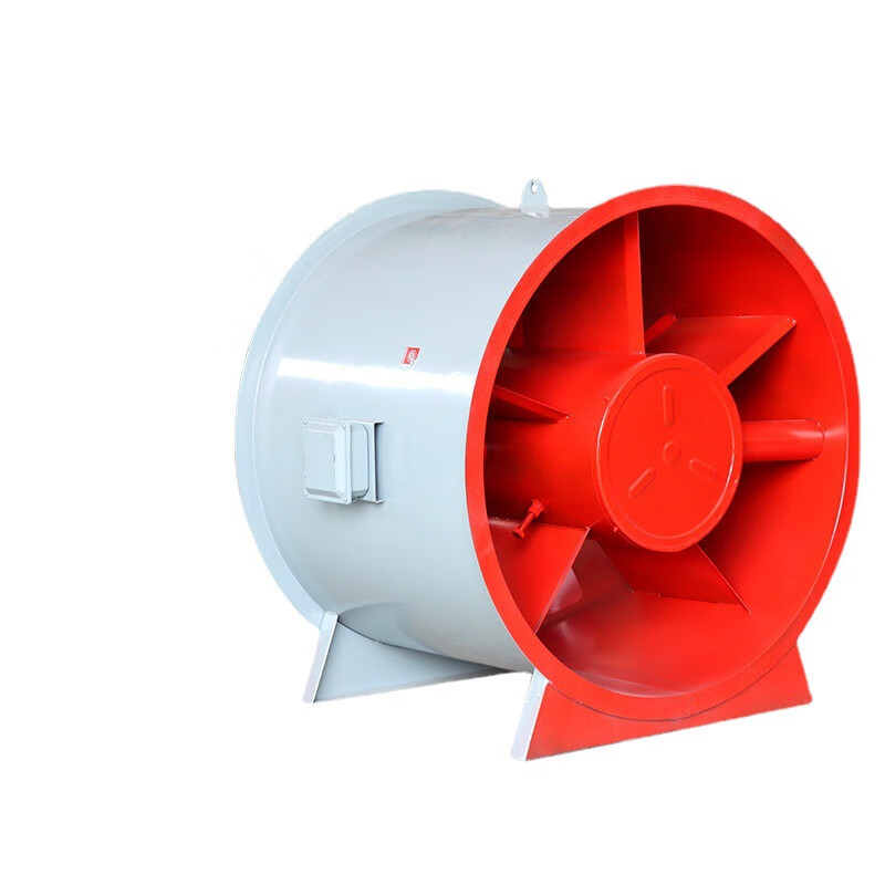 鲁德聚强轴流式消防排烟风机3c高速380v工业排风扇htf消防高温排烟