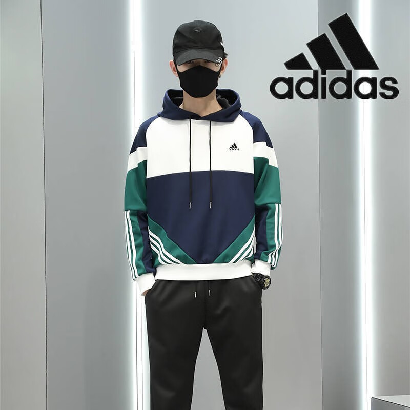 阿迪同款情侣运动休闲套装