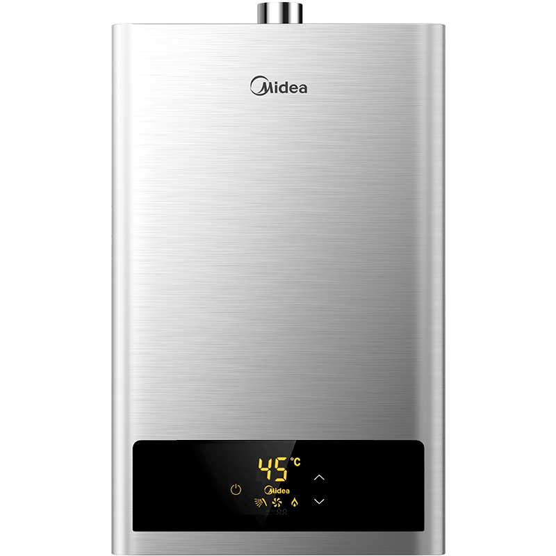 plus会员:美的燃气热水器天然气家用即热式洗澡恒温 水气双调变频恒温