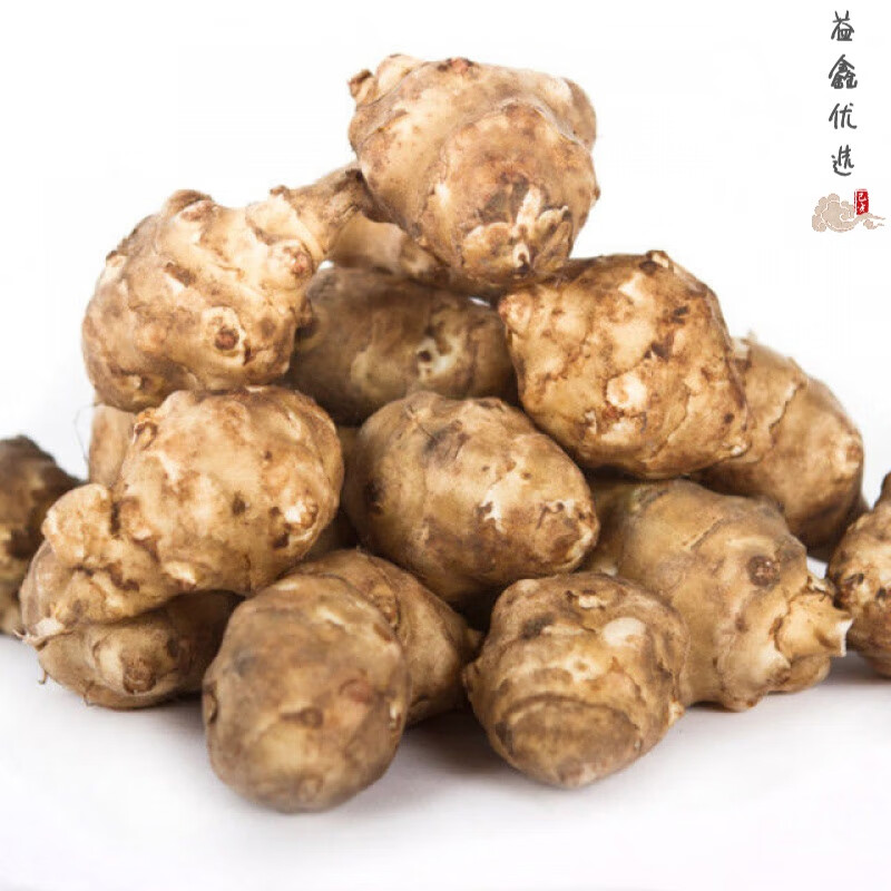 洋姜新鮮鬼子姜不辣沙地姜蔬菜菊芋2斤5斤裝現挖 洋姜5斤【普通小果】