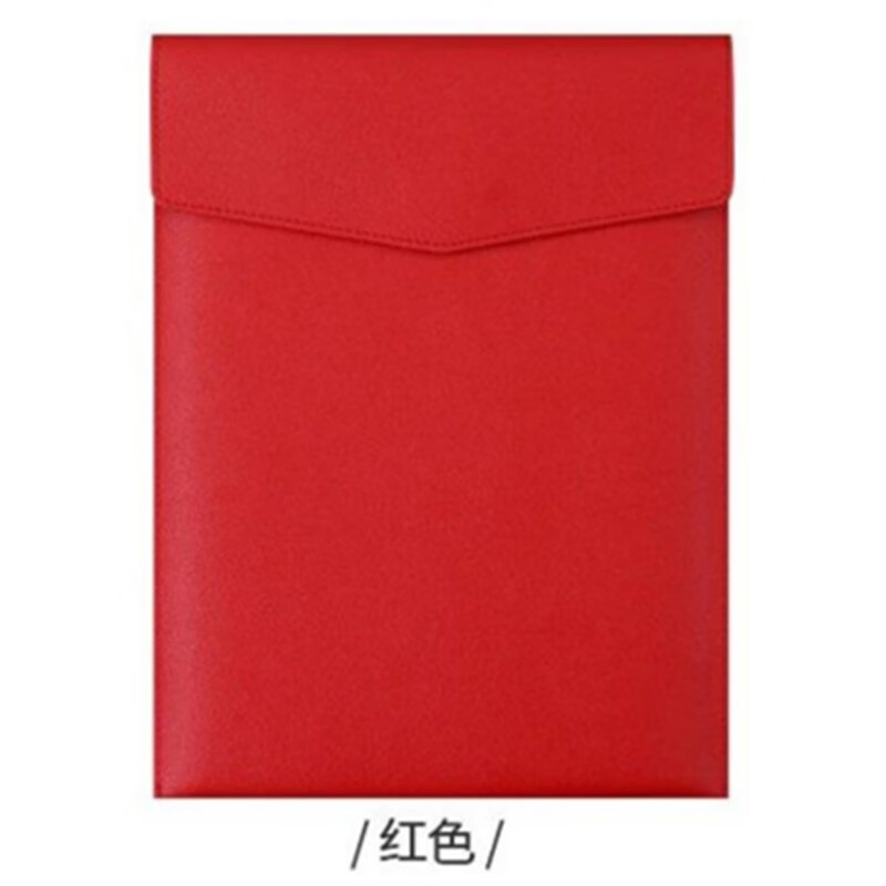 公文袋资料袋档案收纳袋合同夹文件袋票据档案收纳袋定制logo 红色