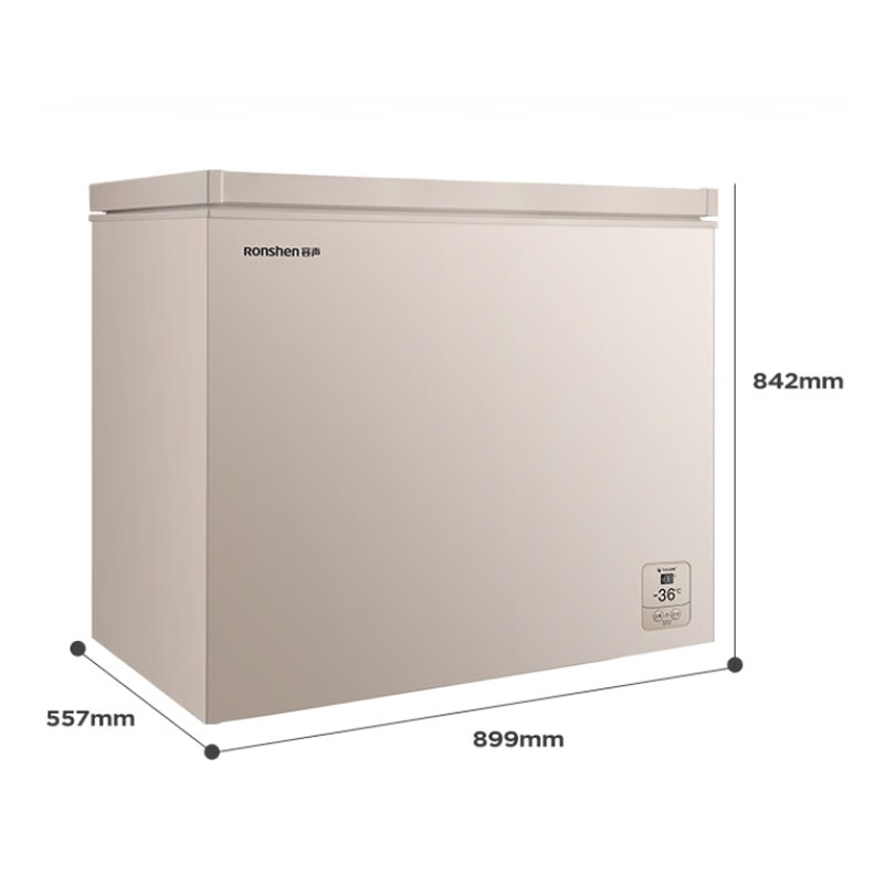 容声（Ronshen） 205升小型冰柜家用单温冷柜 一级能效 电脑控温高效减霜80% BD/BC-205MSYA