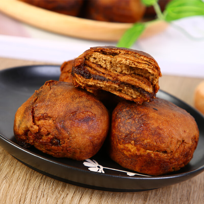 百年义利麻酱糖火烧300g老北京特产传统糕点心下午茶零食