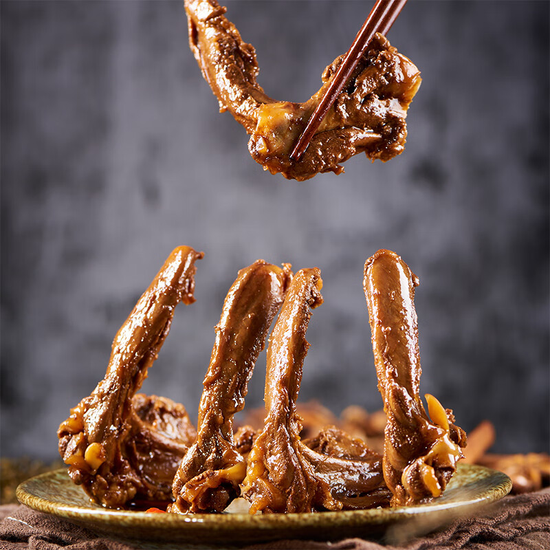 沈万三卤味鸭锁骨苏州昆山特产休闲零食鸭货鸭架子网红熟食卤味下酒菜 鸭锁骨315g独立小包装