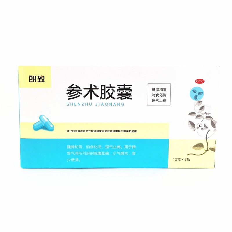 朗致 参术胶囊 0.35g*36粒/盒   健脾和胃,消食化滞 一盒装
