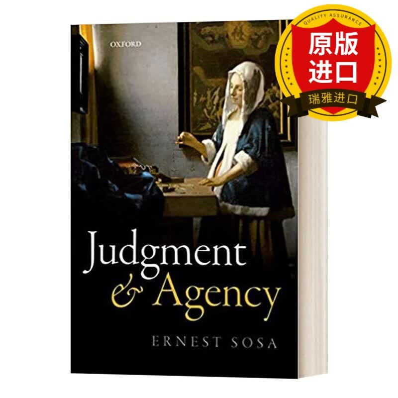 英文原版 审判与代理  judgment and agency 英文版 ernest sosa 进口