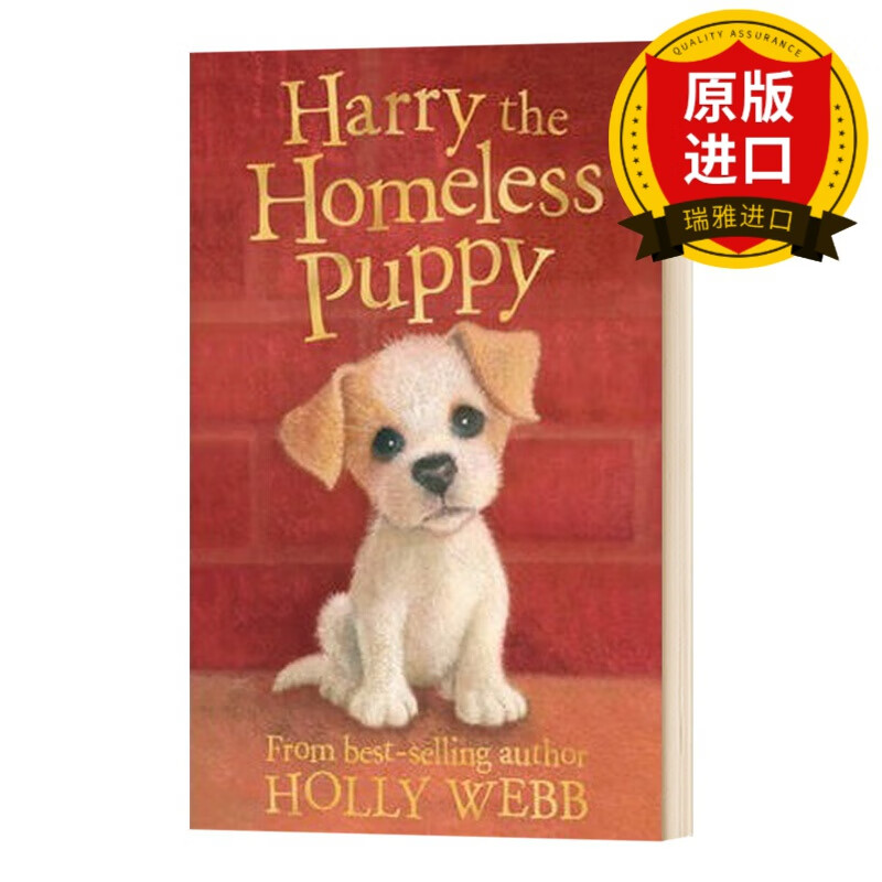 英文原版 无家可归的小狗哈利 霍莉韦伯 我的宠物宝贝系列 harry the