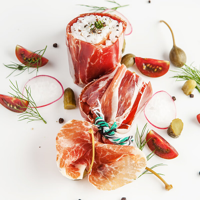 壹粒盈满西班牙装火腿切片即食伊比利亚火腿jamon iberico哈蒙100g 前
