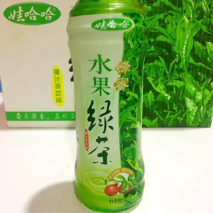 娃哈哈蜂蜜水果绿茶饮料500ml*15瓶整箱 夏日福利
