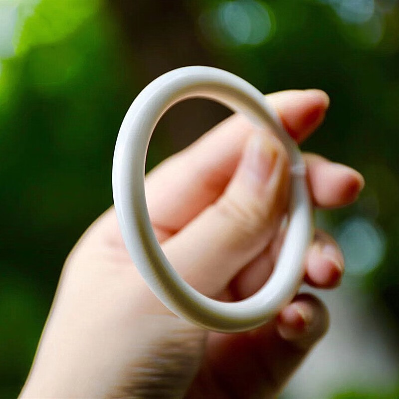 猛犸象牙手镯保真 转运招财冰料圆条细镯子原创礼物女士新款 7a 冰料