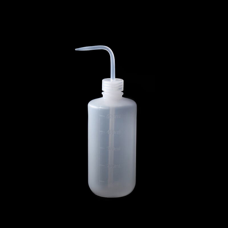 塑料弯头带刻度冲洗瓶实验室蒸馏水瓶化学溶液专用500ml/1000ml 500ml