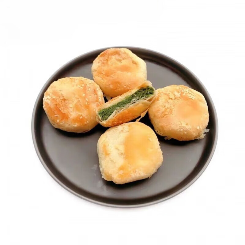 茗仟(mingqian)海苔饼中秋月饼台州临海紫阳传统手工糕点茶点办公零食
