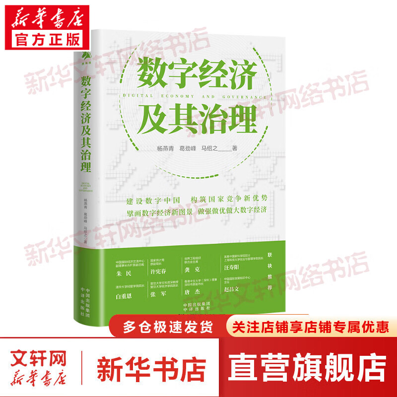 数字经济及其治理 图书