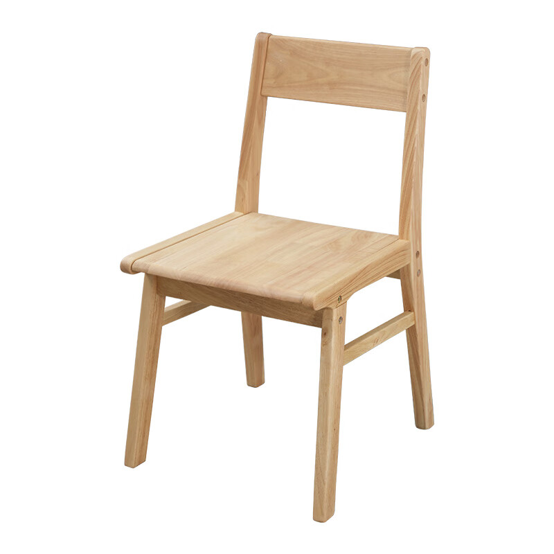 唐弓 实木换鞋凳子实木餐椅可拆洗电脑椅梳妆台凳子吃饭椅 日式实木椅（2把起拍） 1把