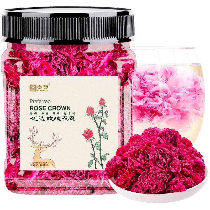 贡苑平阴重瓣玫瑰花茶价格走势及口感评价