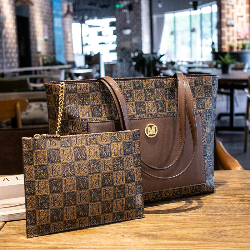 caruikater ck轻奢品牌新款时尚潮大容量感百搭托特包女士手提包单肩