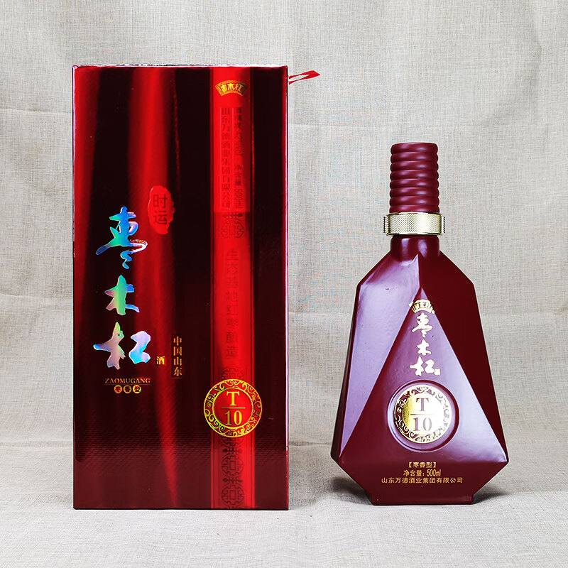 枣木杠【鲁品佳酿】山东万徳酒业t10枣木杠酒42度小枣酿造地方特产 单