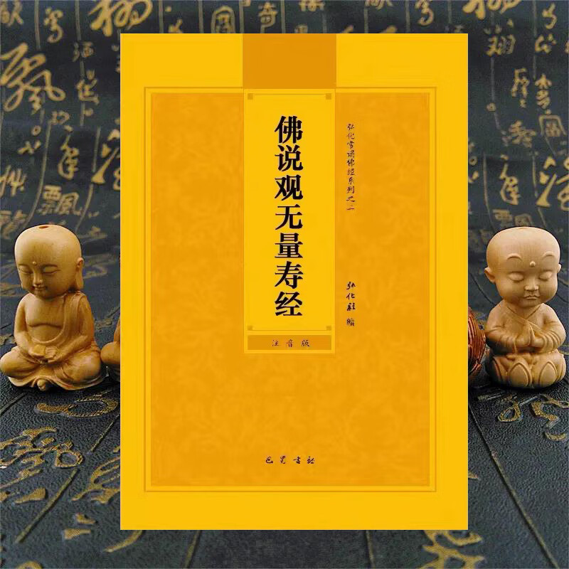 佛说观无量寿经简体大字注音读诵版弘化常诵带拼音读诵本结缘流通