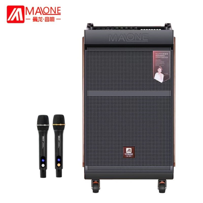 曼龙(malone)高端户外广场舞音响大功率带声卡麦克风蓝牙网红直播唱