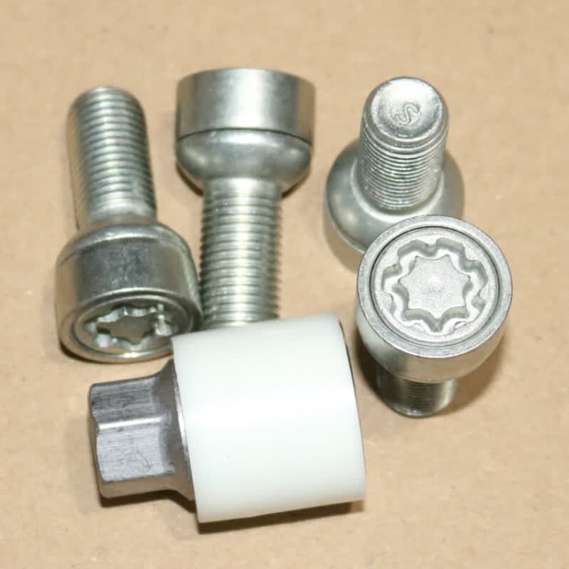 曼影(manying)适配奥迪 a6l a7 q2l 轮胎轮毂 防偷防盗安全 螺丝螺栓