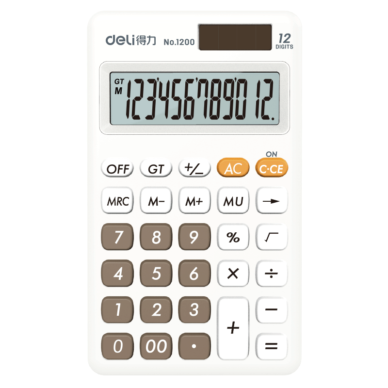 得力(deli) 双电源计算器 7.9元