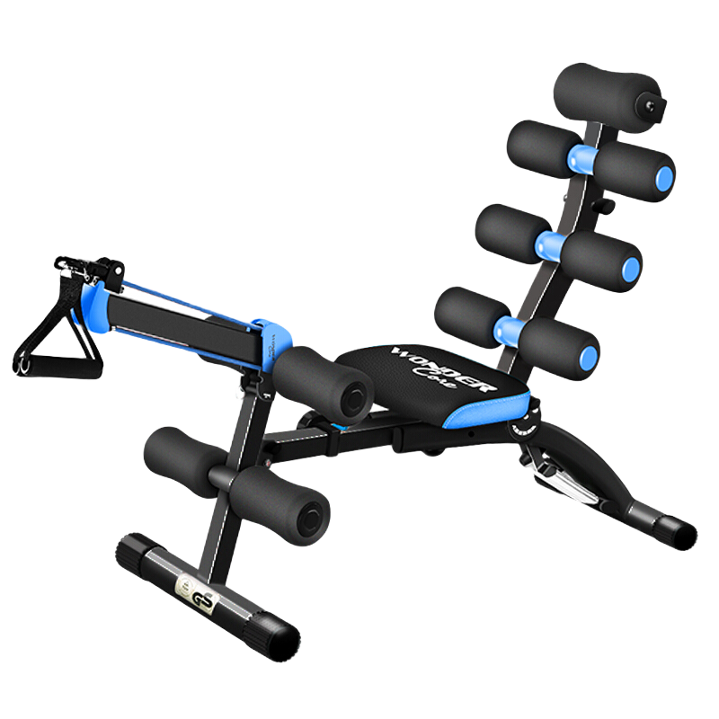 萬(wàn)達(dá)康 啞鈴凳健身塑身機(jī)臥推凳 健身器材家用 多功能健身椅健身凳 專業(yè)啞鈴凳-帶40磅劃船器頭枕